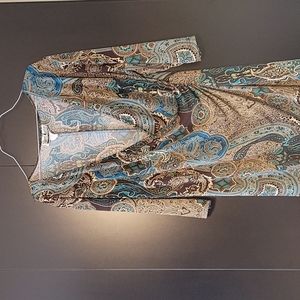 Sheri Martin faux wrap dress size 18